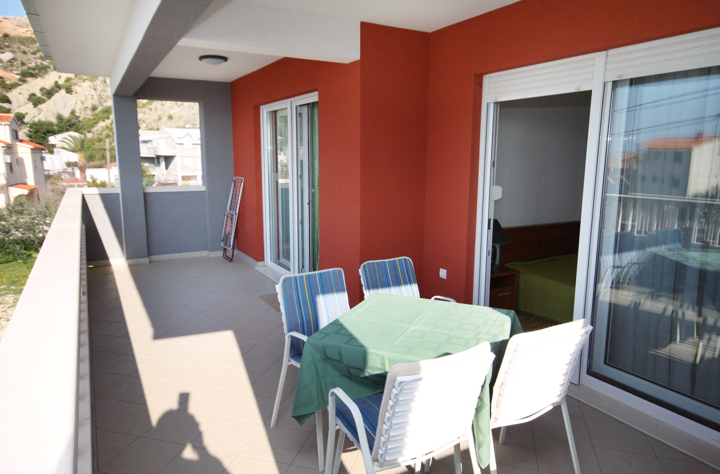 Two bedroom apartment with terrace and sea view Duće, Omiš  A-b