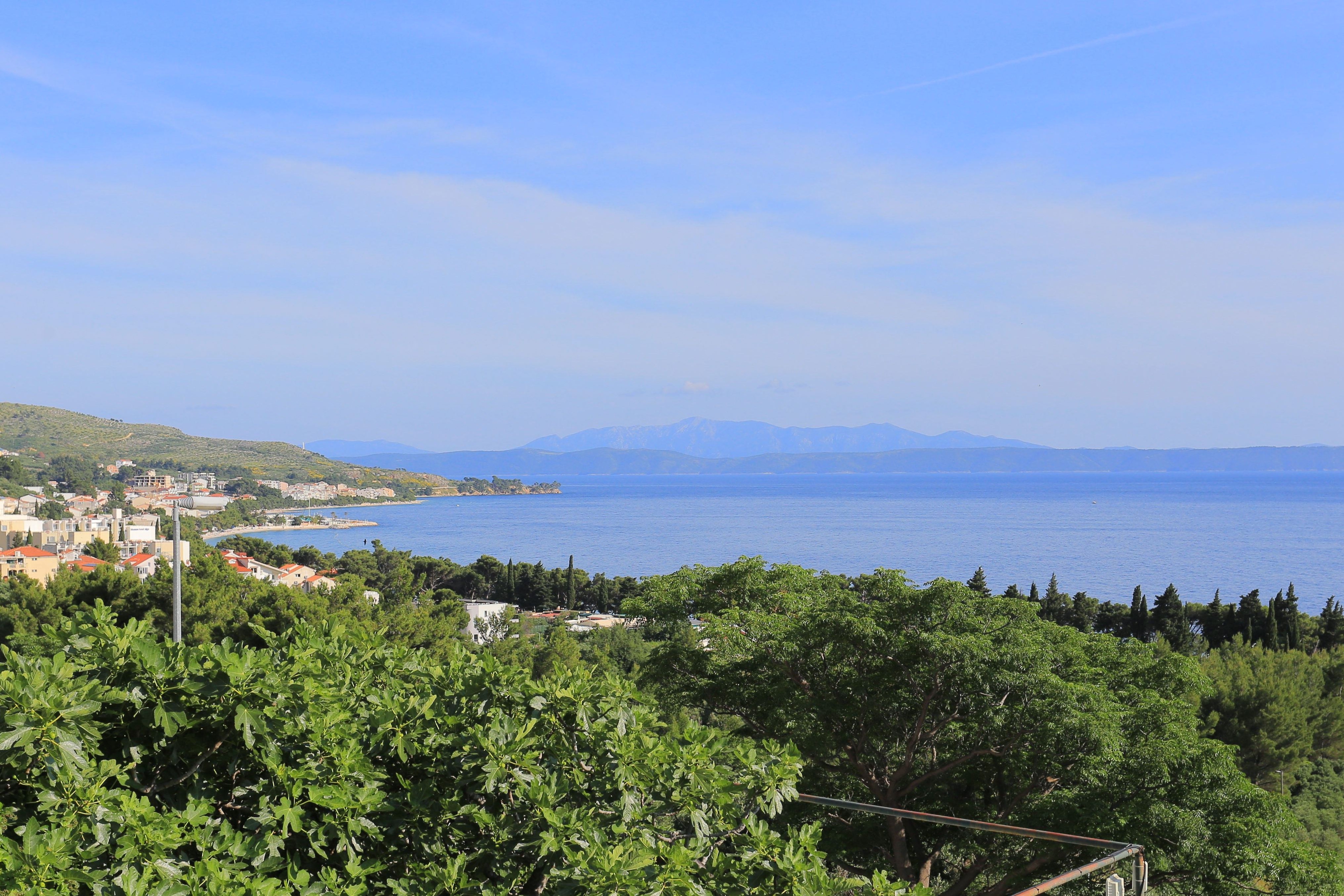 One bedroom apartment with balcony and sea view Tučepi, Makarska  A-b