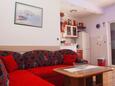 Obývací pokoj Makarska, Obývací pokoj v ubytování typu apartment, s klimatizací a WiFi.