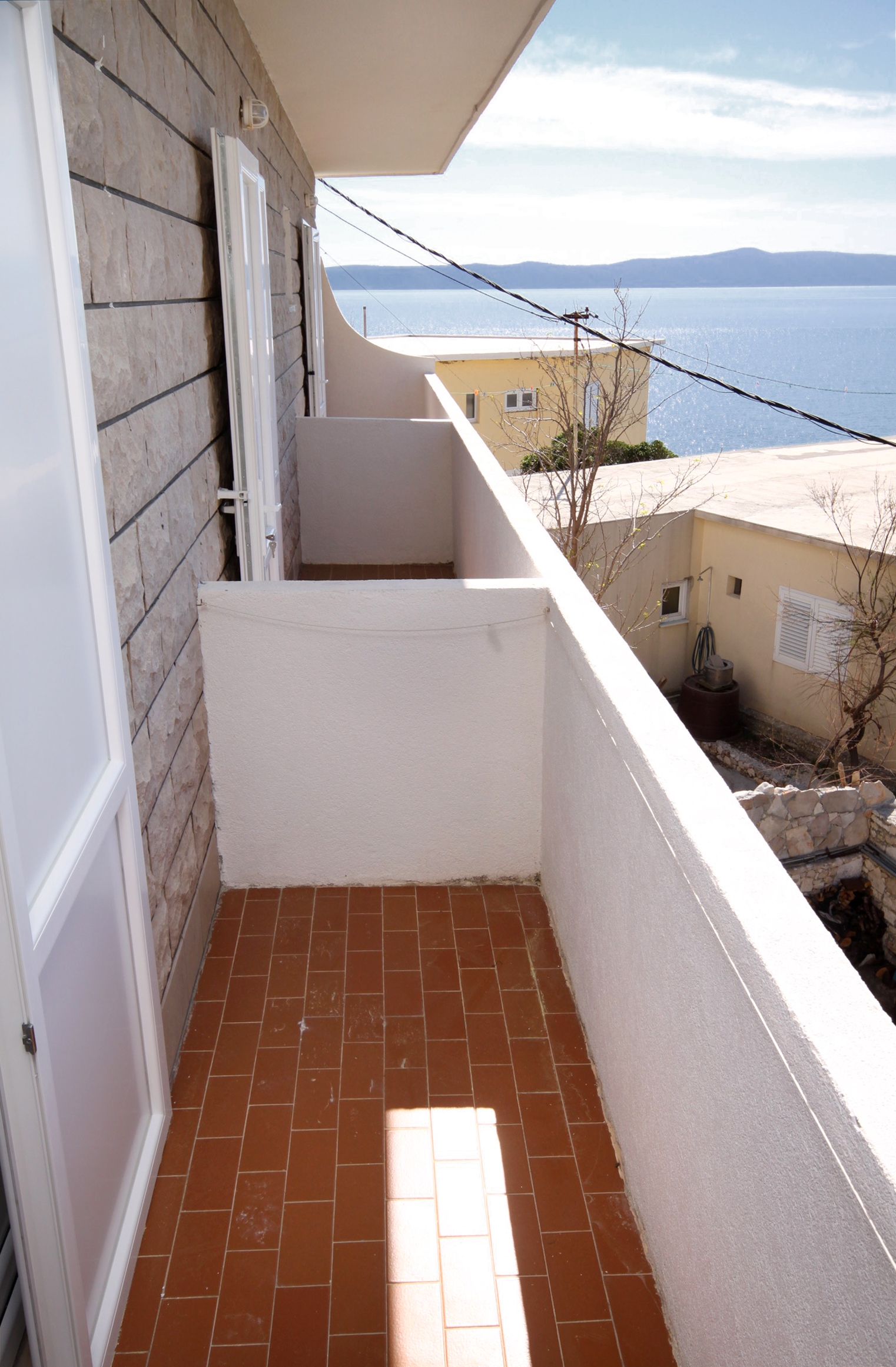 Three bedroom apartment with terrace and sea view Drašnice, Makarska  A-b