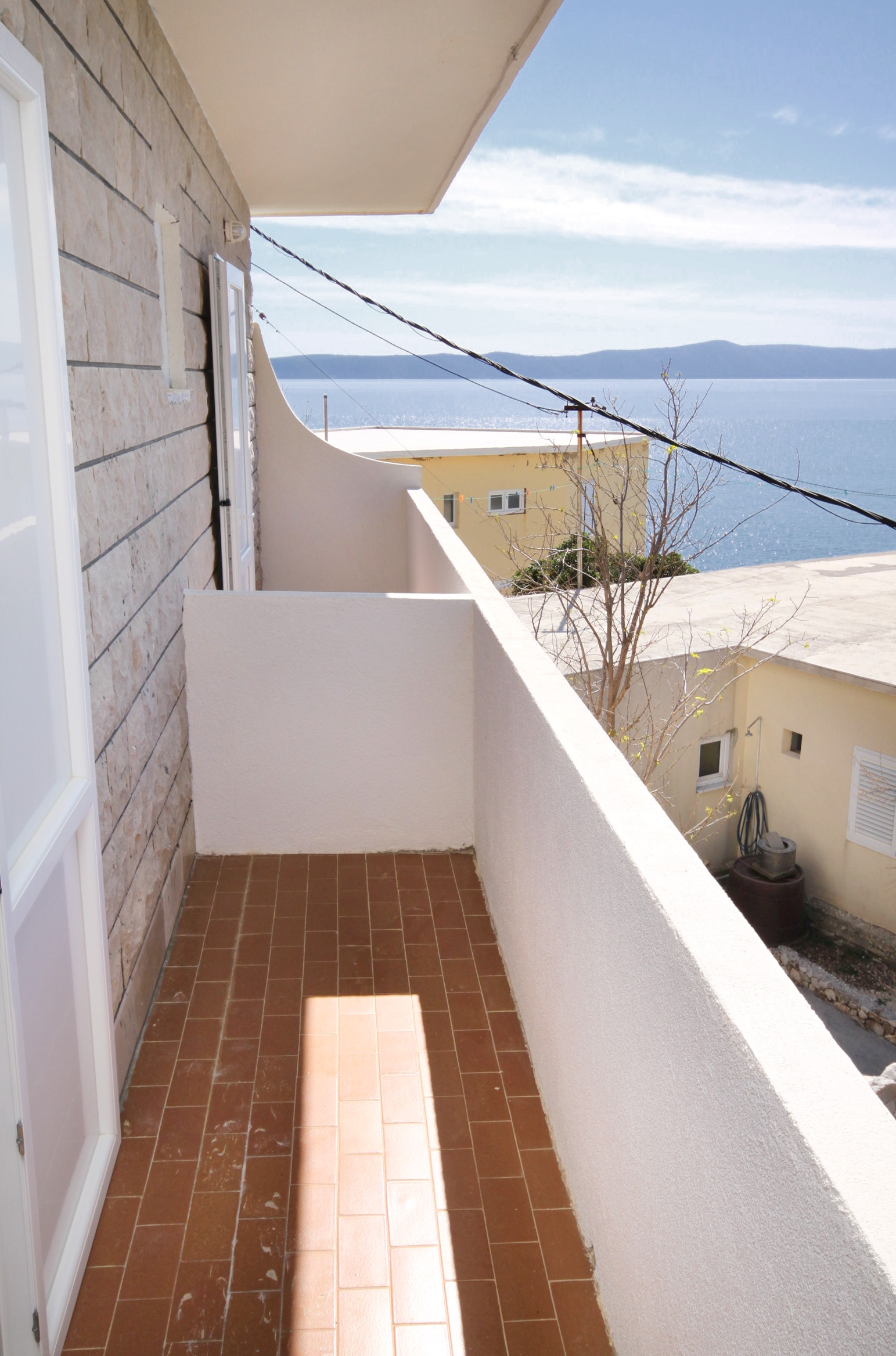 Three bedroom apartment with terrace and sea view Drašnice, Makarska  A-b