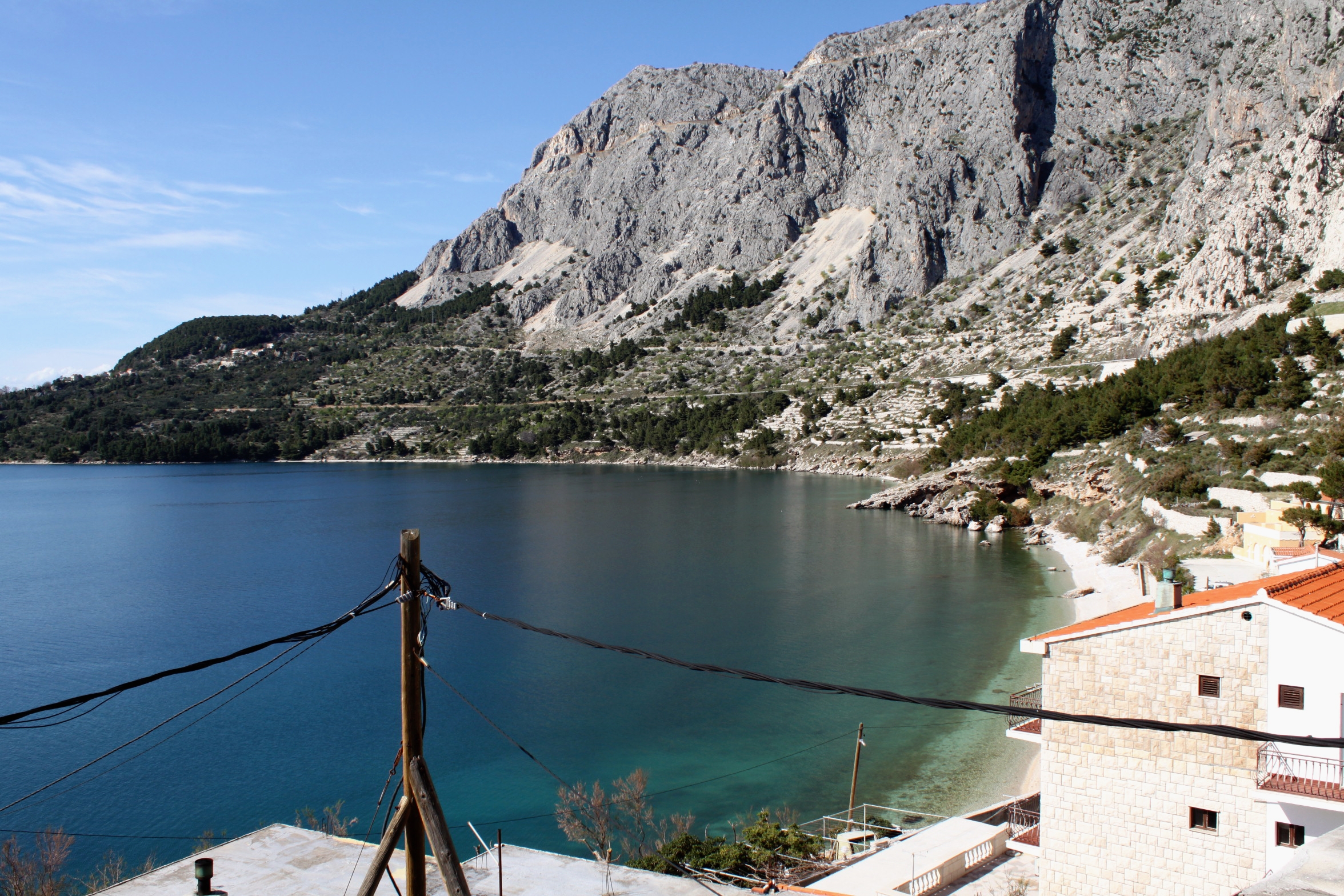 Three bedroom apartment with terrace and sea view Drašnice, Makarska  A-b