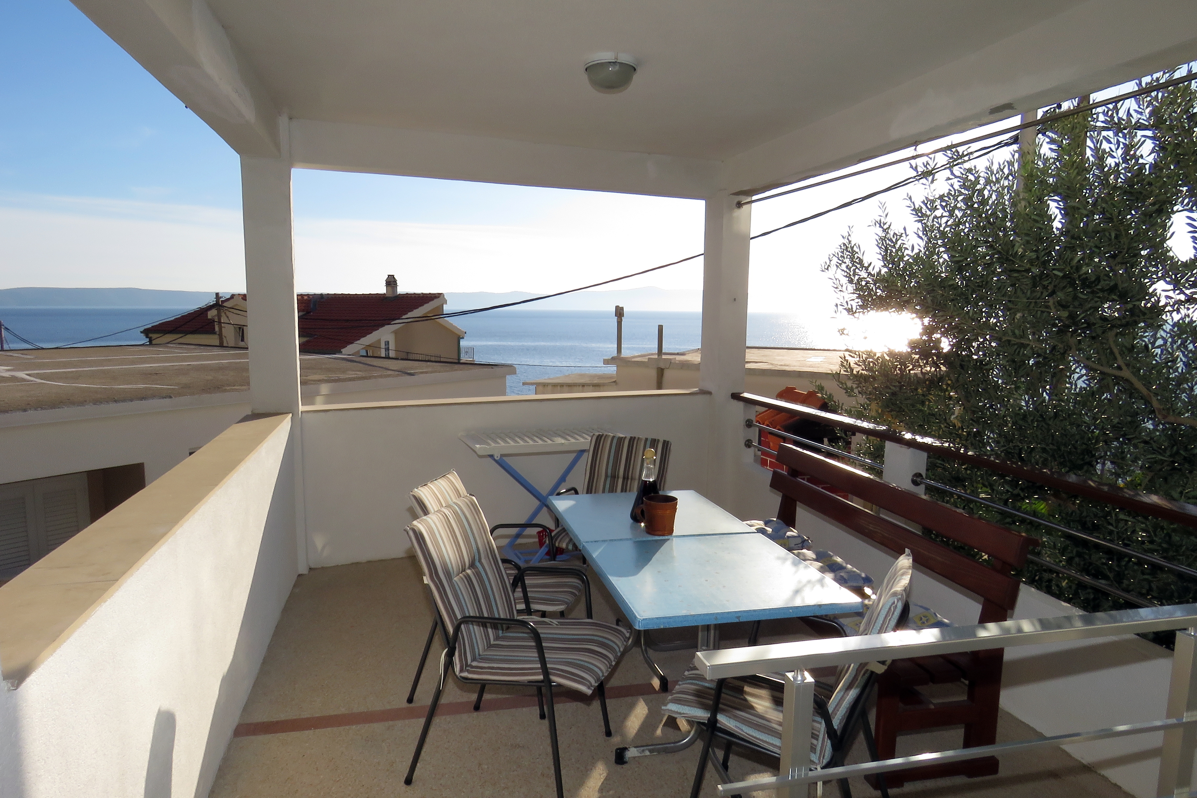 Three bedroom apartment with terrace and sea view Drašnice, Makarska (A-5265-b)