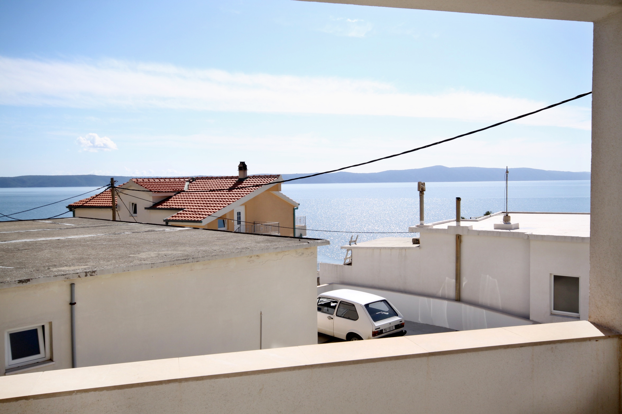 Three bedroom apartment with terrace and sea view Drašnice, Makarska  A-b