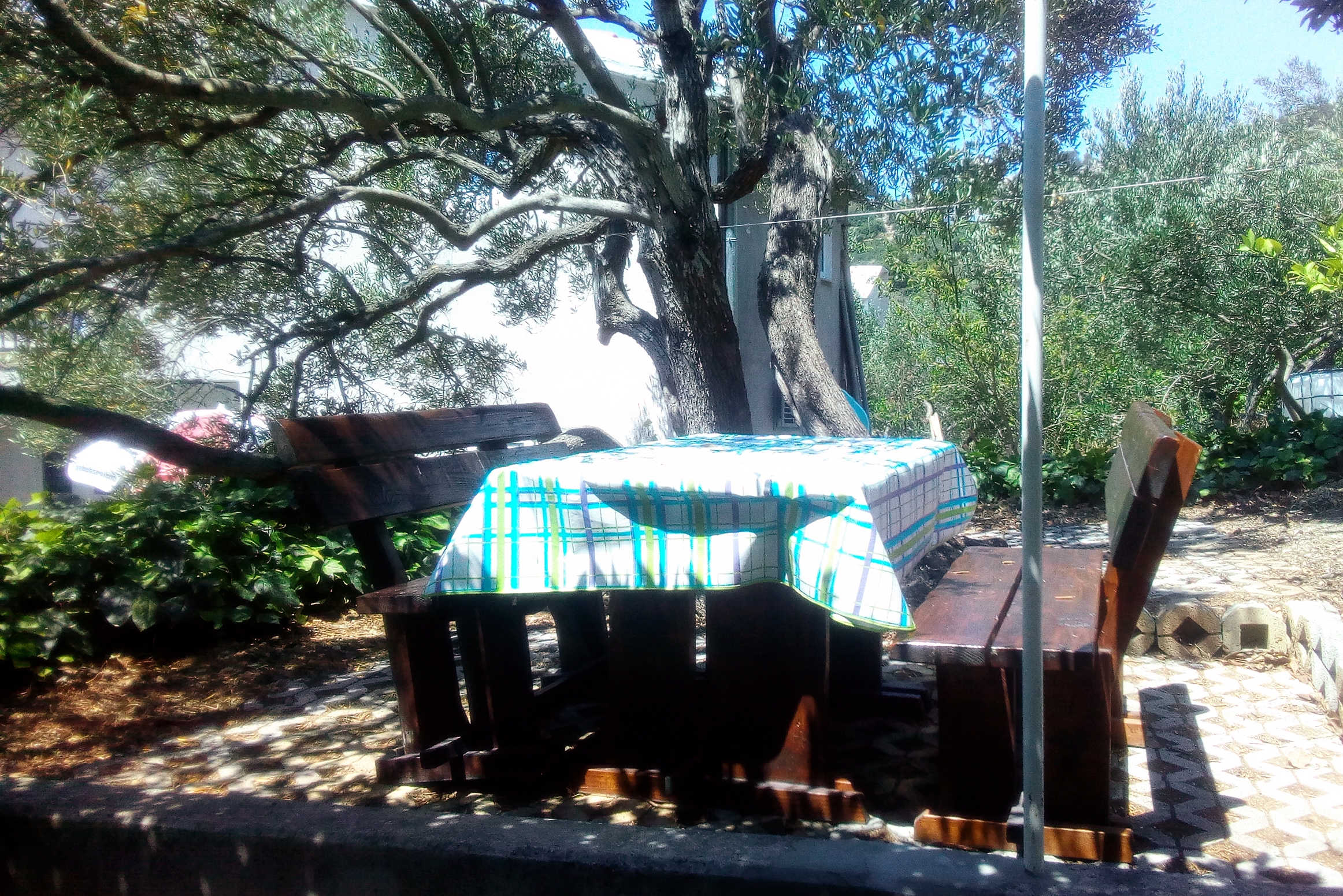 One bedroom apartment with terrace and sea view Igrane, Makarska  A-b