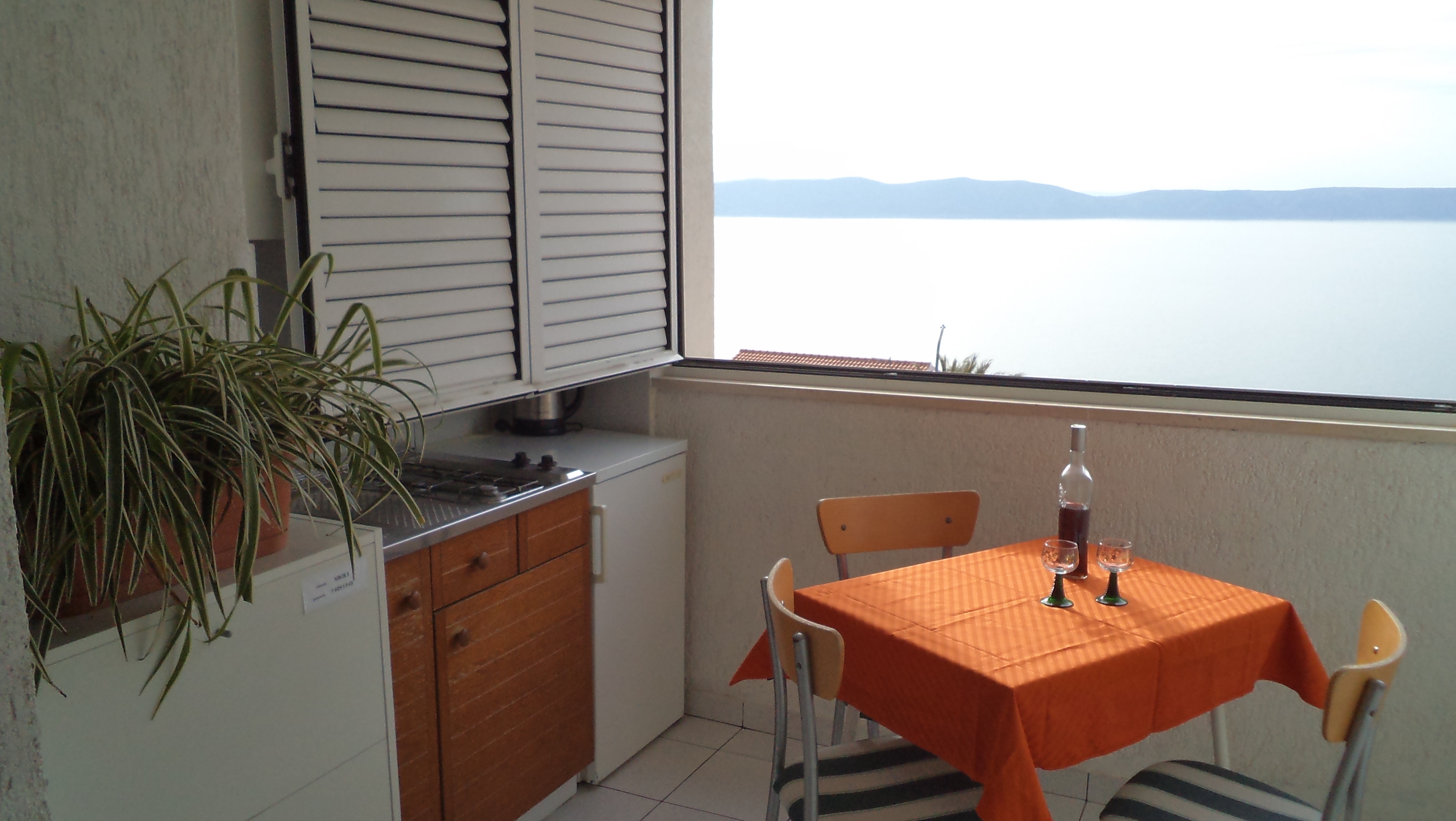 Studio flat with air-conditioning Igrane, Makarska (AS-5266-a)