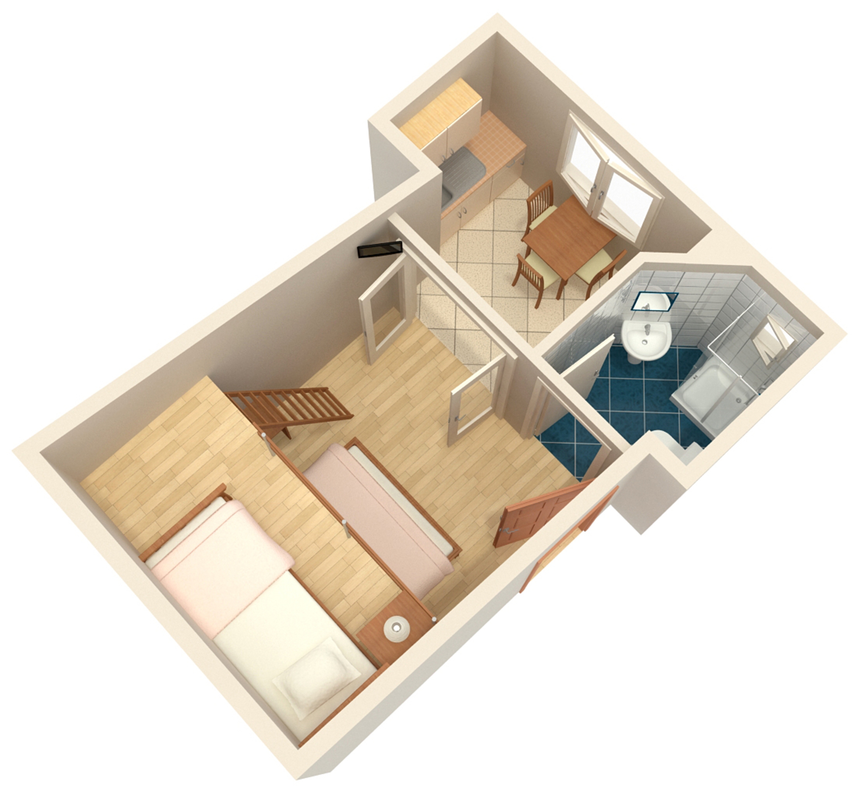 Studio flat with air-conditioning Igrane, Makarska  AS-a