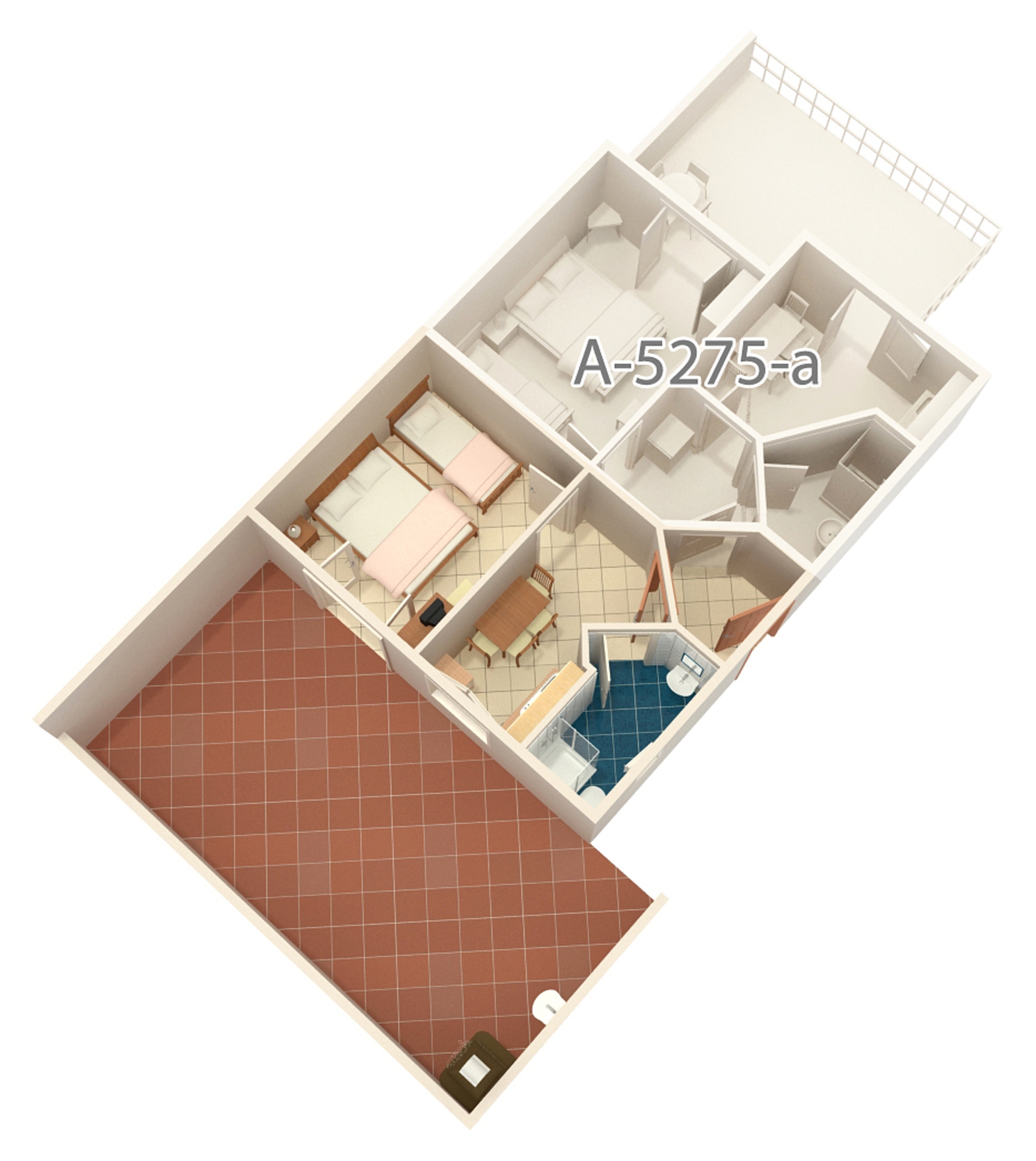 One bedroom apartment near beach Duće, Omiš  A-b