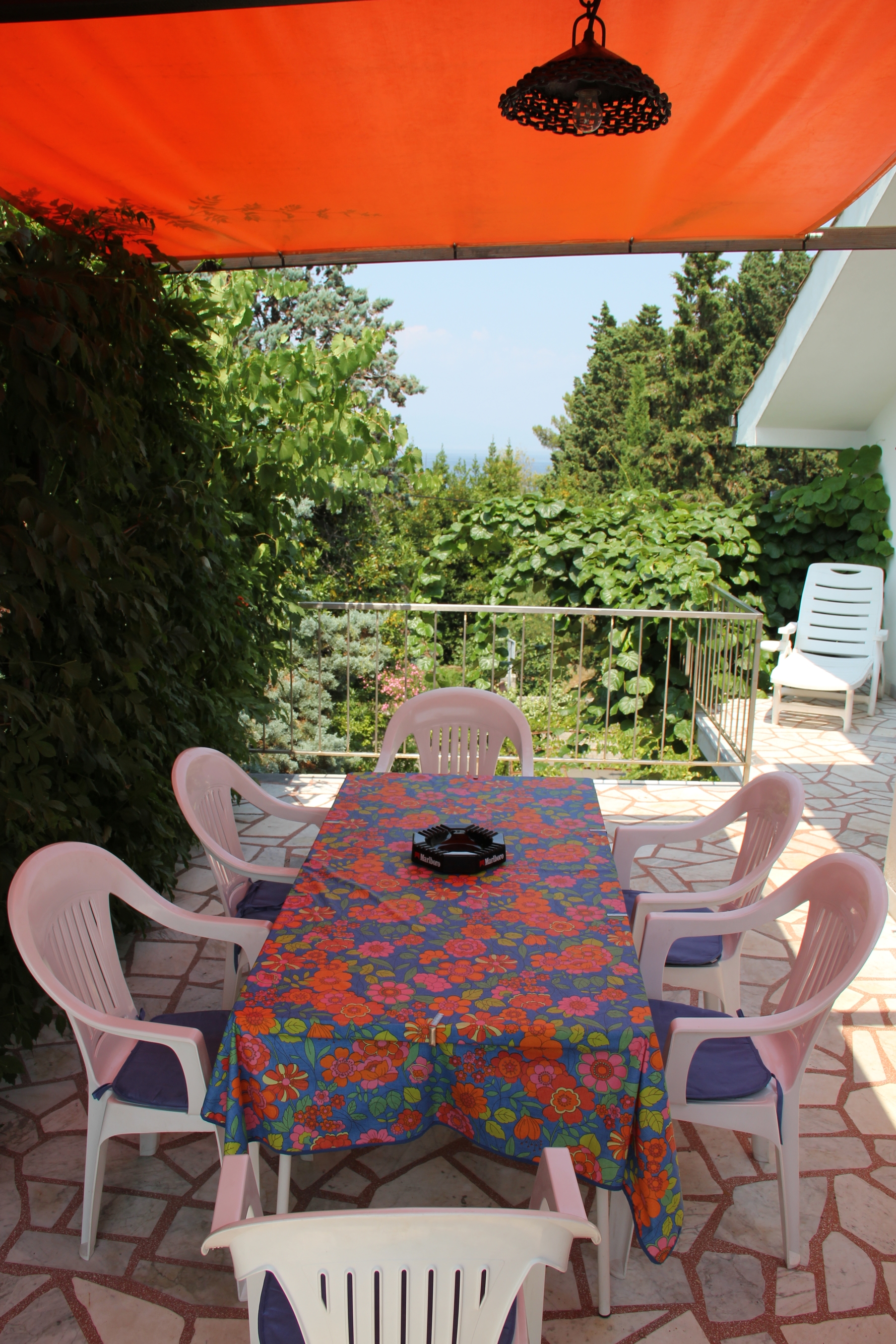 Two bedroom apartment with terrace and sea view Malinska, Krk (A-5290-a)