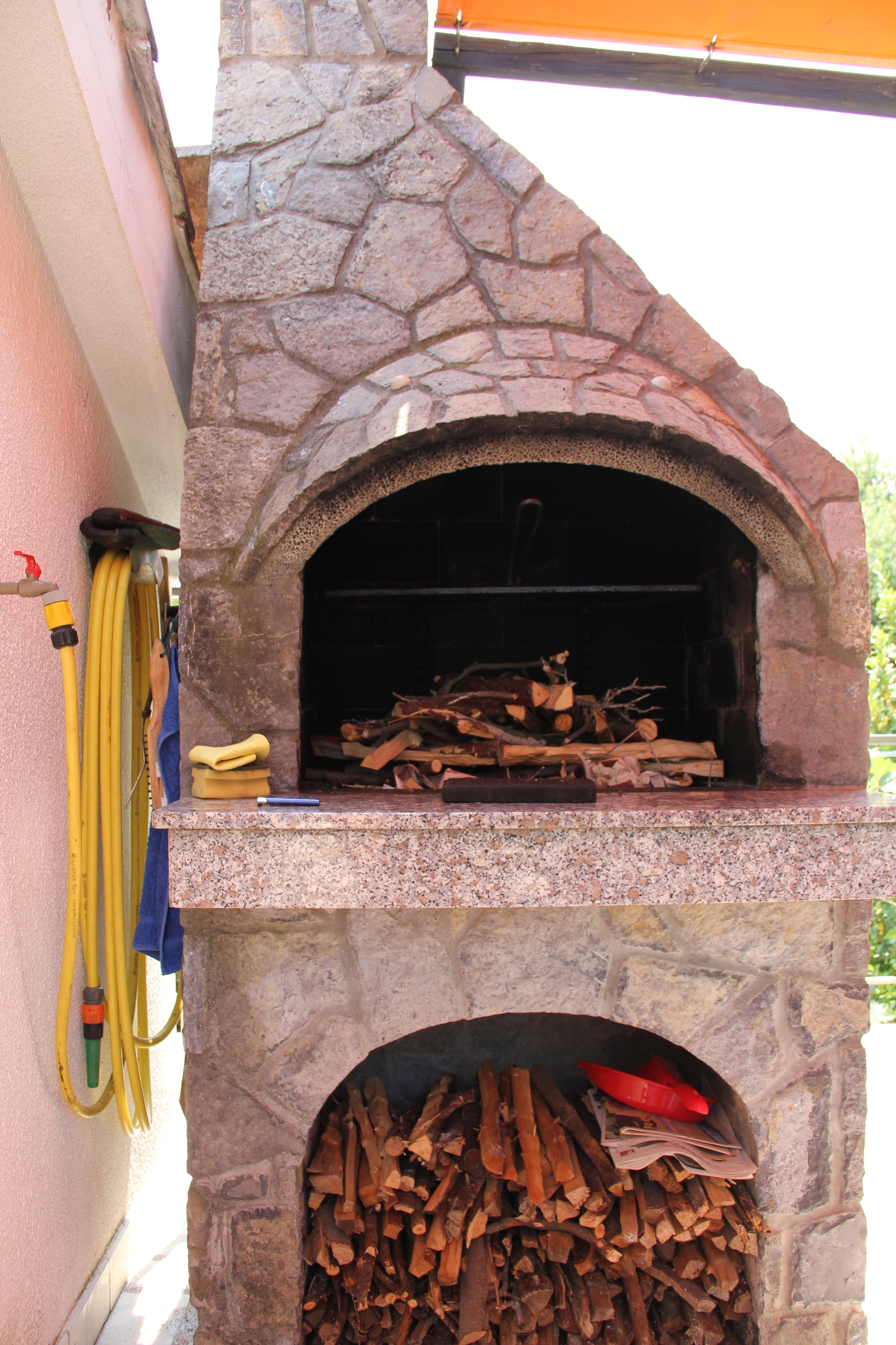 Two bedroom apartment with terrace and sea view Malinska, Krk (A-5290-a)