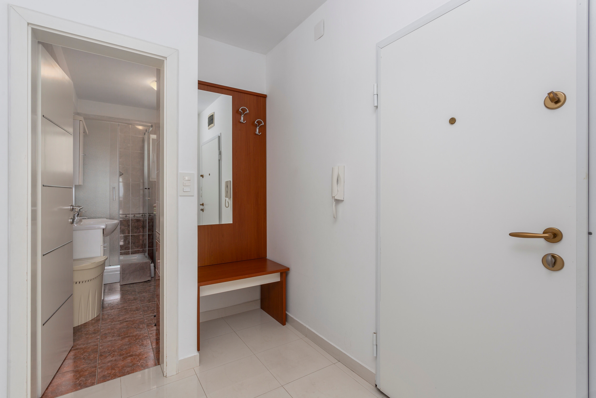 Two bedroom apartment with terrace and sea view Njivice, Krk  A-a