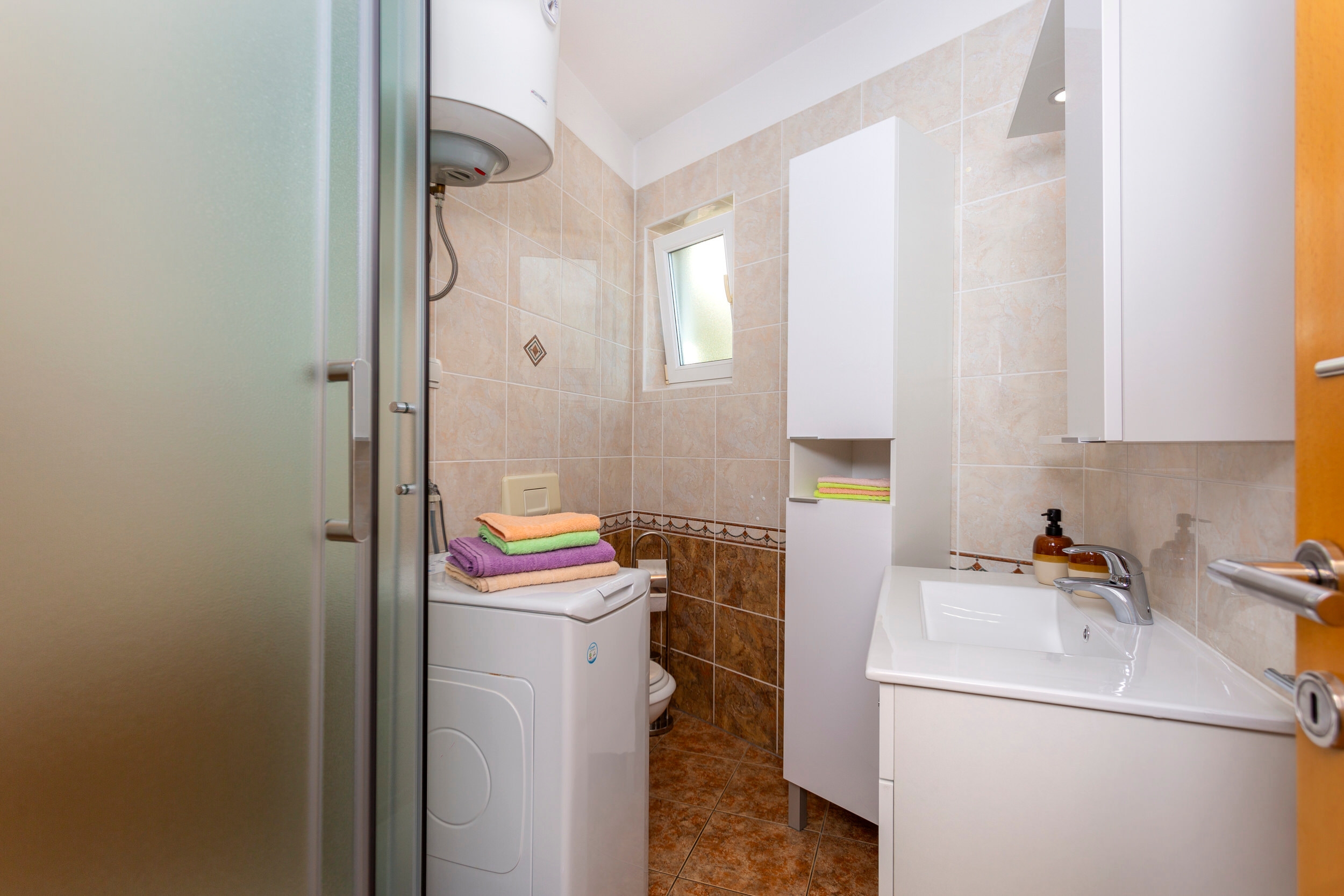 Two bedroom apartment with terrace and sea view Njivice, Krk  A-b