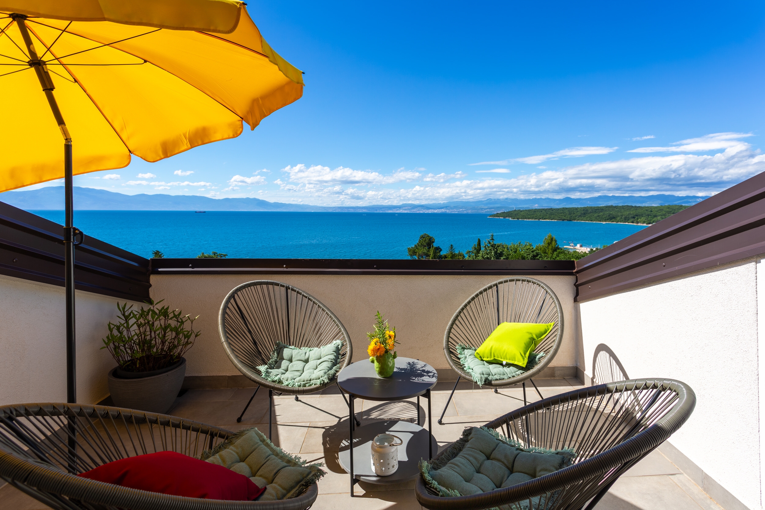 Two bedroom apartment with terrace and sea view Njivice (Krk) (A-5295-c) Two bedroom apartment with terrace and sea view Njivice (Krk) (A-5295-c)