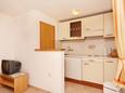 Kuchyně Vrbnik, Kuchyně v ubytování typu apartment, domácí mazlíčci povoleni a WiFi.