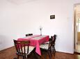 Dining room Njivice, Dining room in the apartment, dopusteni kucni ljubimci i WIFI.