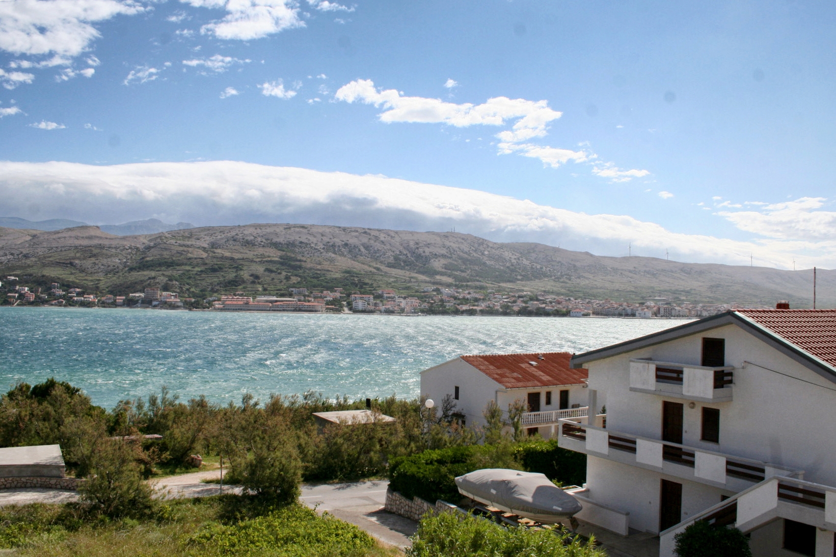 Two bedroom apartment with balcony and sea view Pag  A-a
