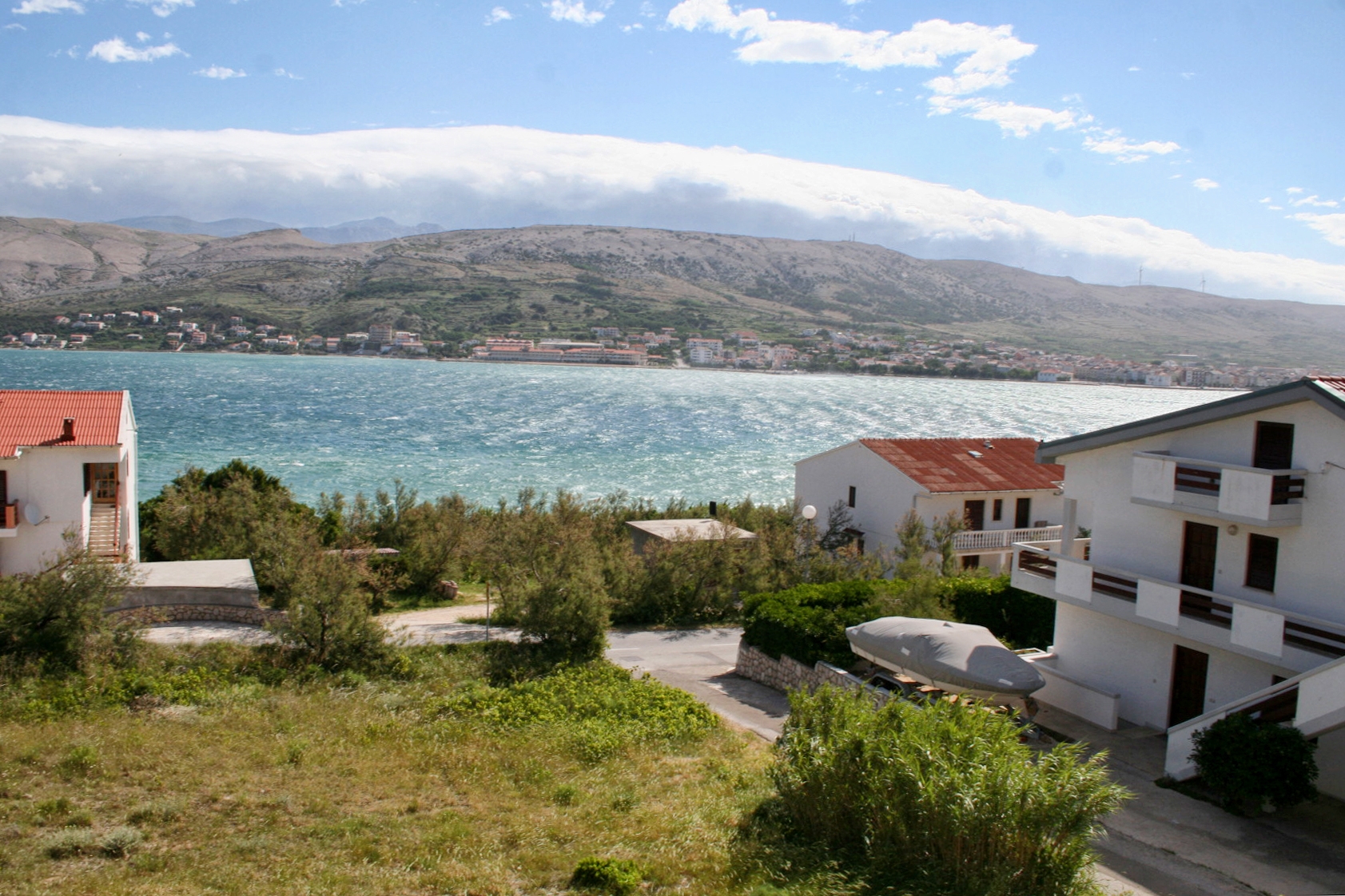 Two bedroom apartment with balcony and sea view Pag  A-a