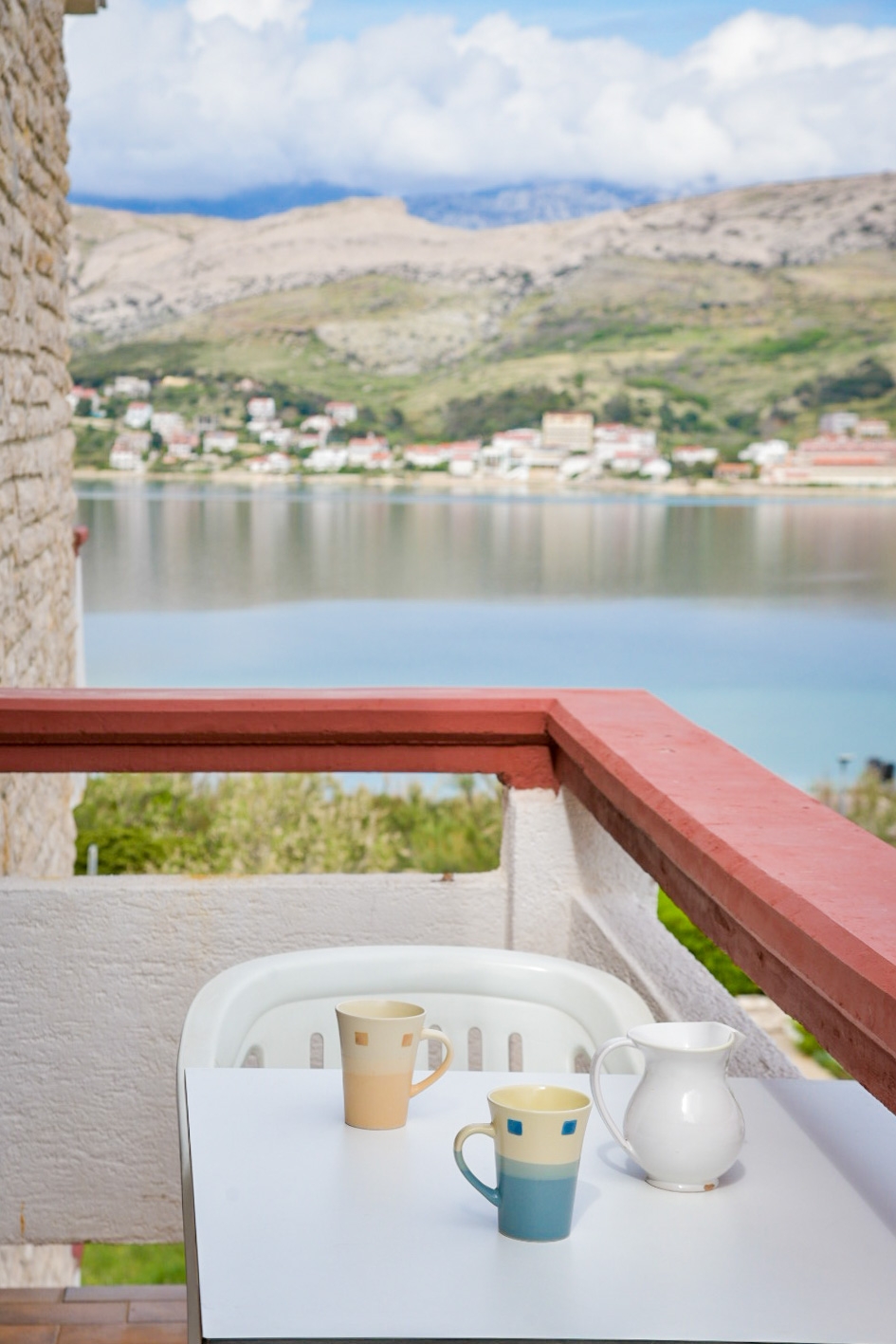 Two bedroom apartment with terrace and sea view Pag  A-b