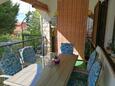 Njivice, Terras in the apartment, (pet friendly) en WiFi.