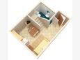 Njivice, Plan in the apartment, (pet friendly) and WiFi.