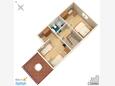 Njivice, Plan in the apartment, (pet friendly) and WiFi.