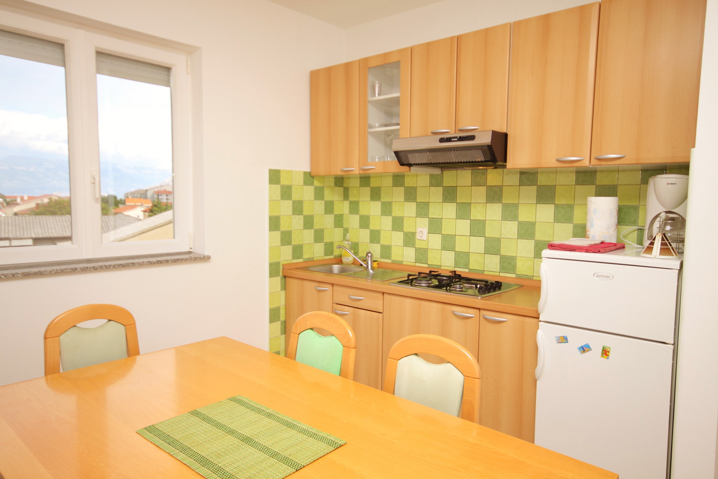 Two bedroom apartment with terrace Baška, Krk (A-5330-a)