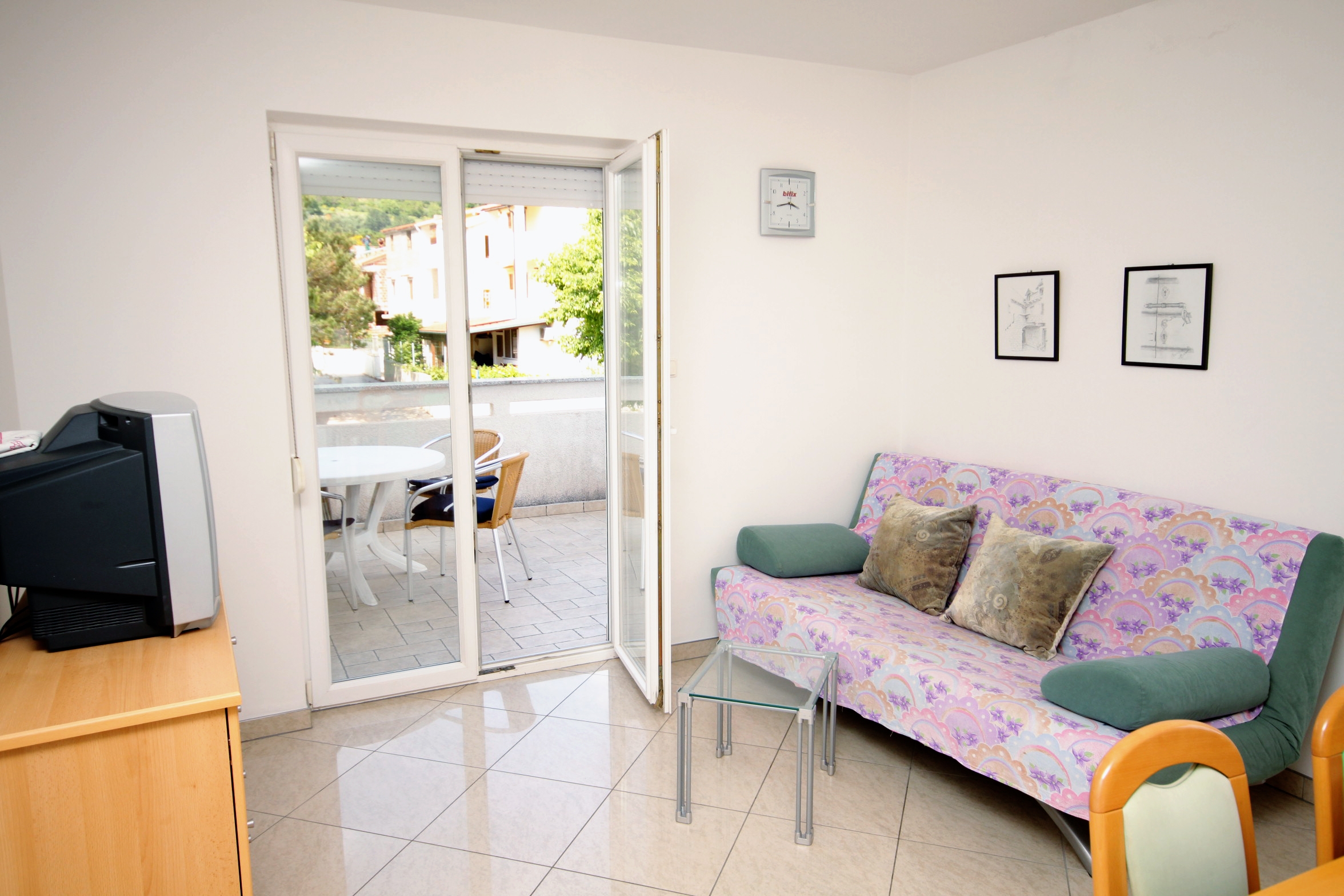 Two bedroom apartment with terrace Baška, Krk (A-5330-a)
