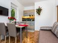 Jídelna Baška, Jídelna v ubytování typu apartment, WiFi.