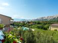 Terasz - kilátás Baška, Terasz - kilátás szállásegység típusa apartment, WiFi .