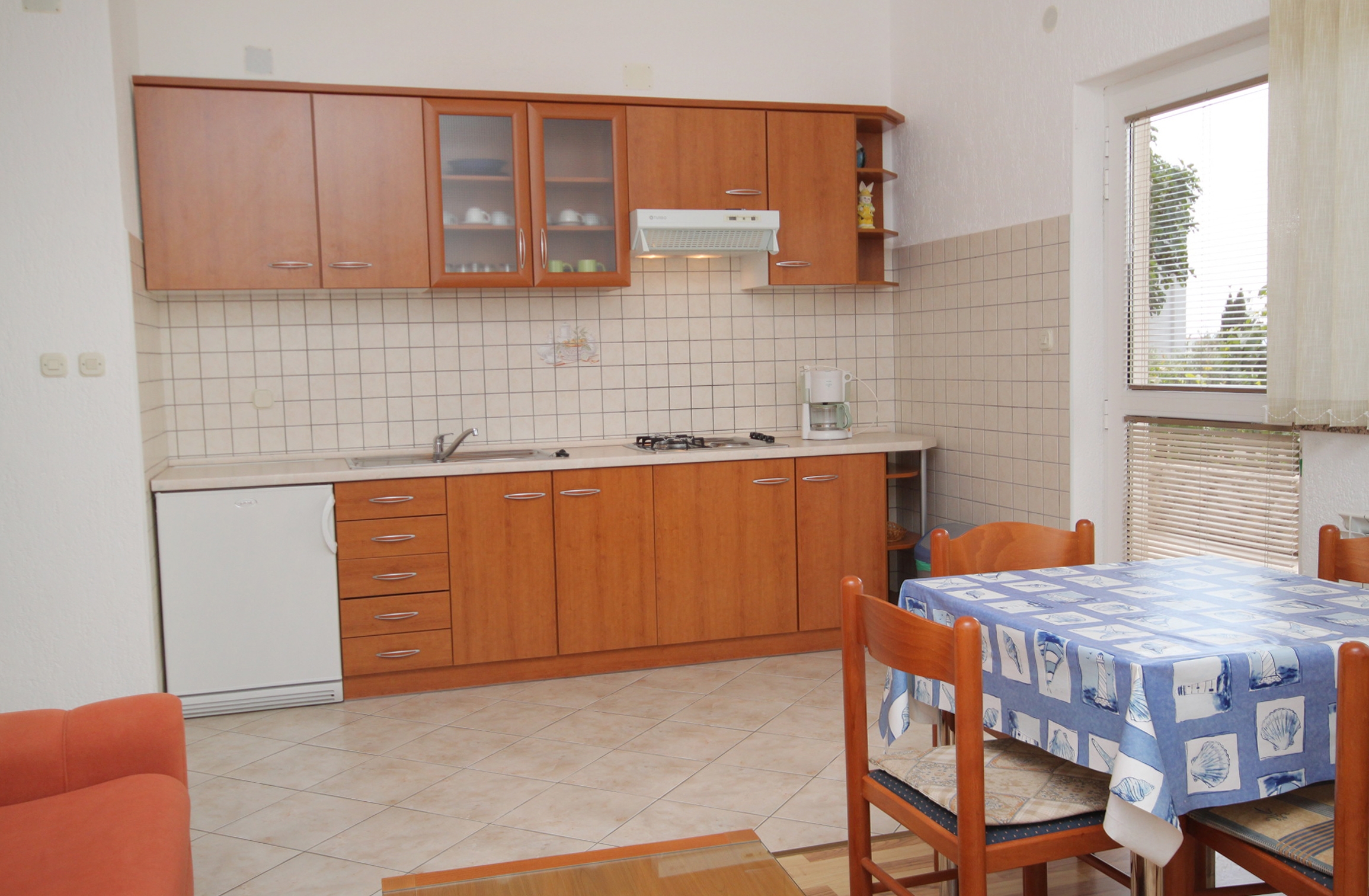 Two bedroom apartment with terrace and sea view Punat, Krk (A-5343-c)