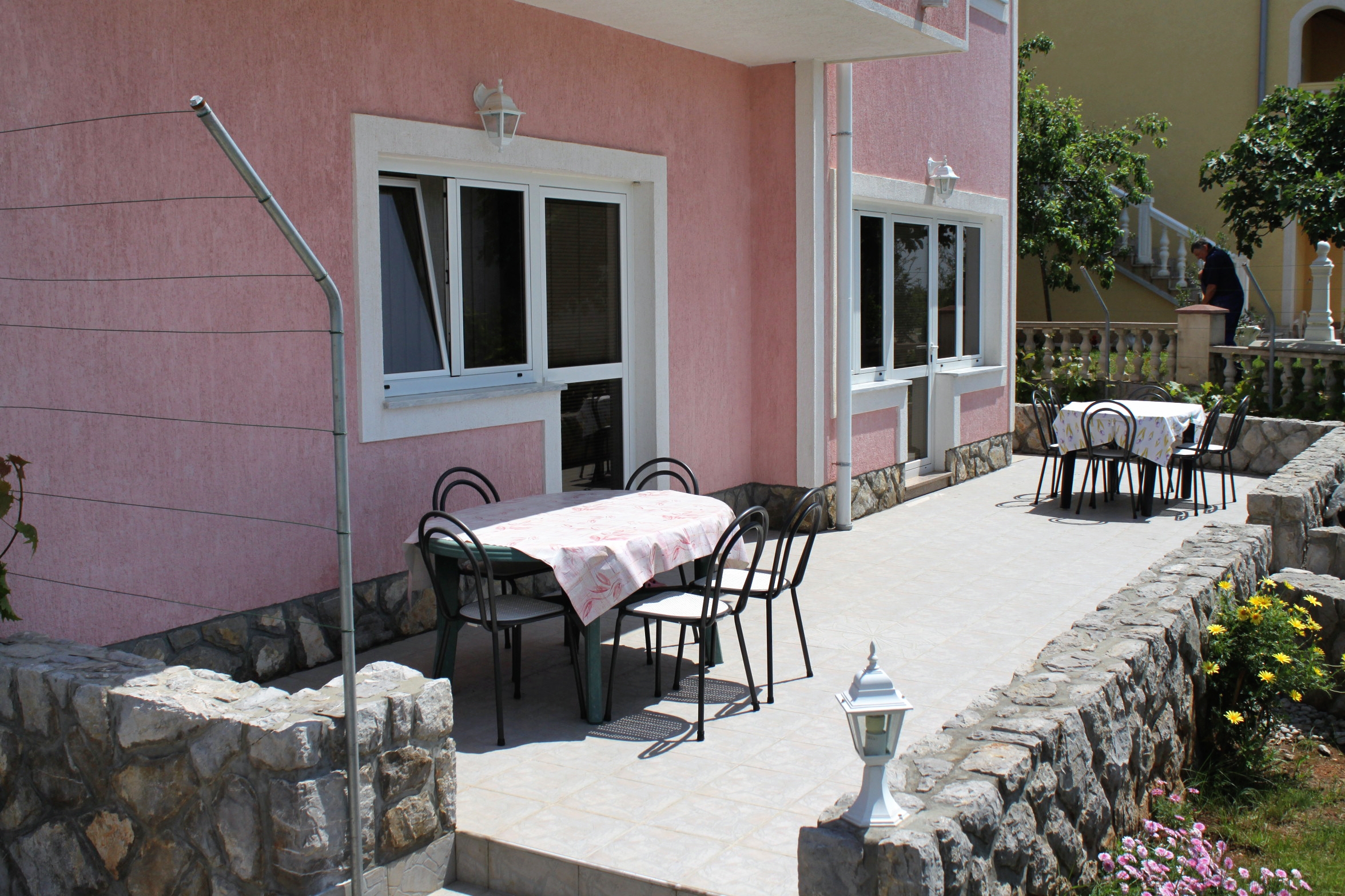 Two bedroom apartment with terrace and sea view Punat, Krk (A-5343-c)