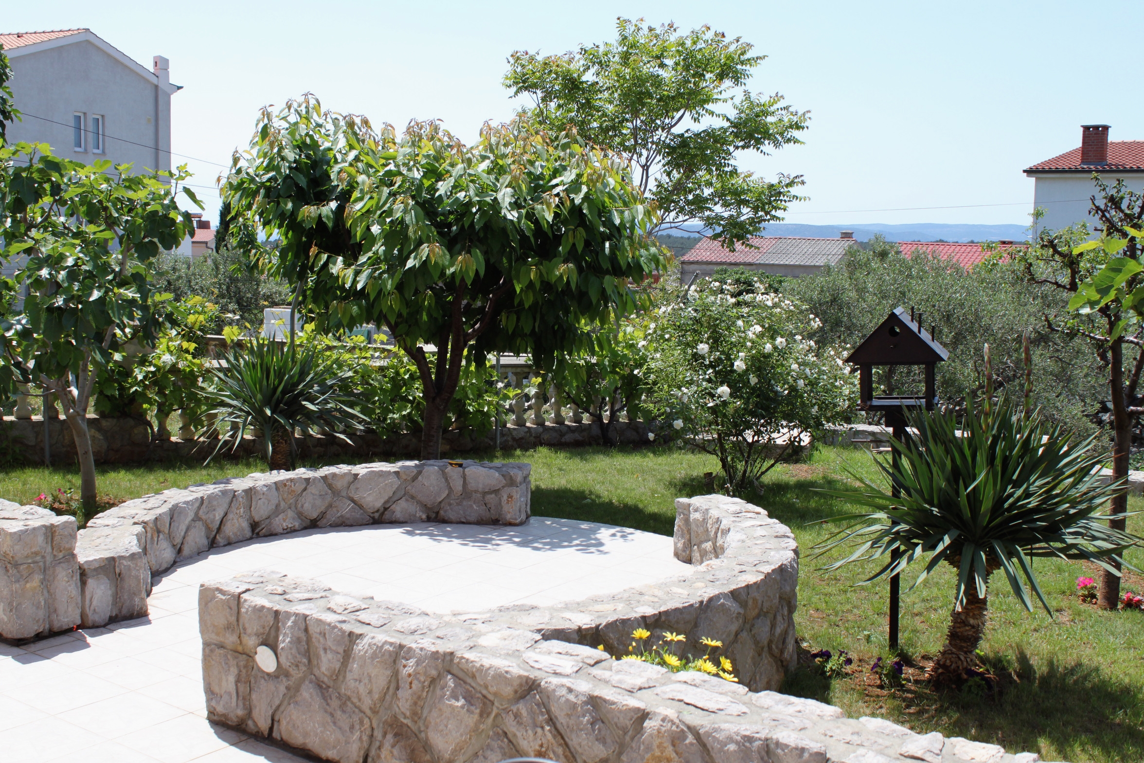 Two bedroom apartment with terrace and sea view Punat, Krk (A-5343-c)