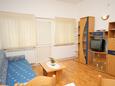 Obývací pokoj Punat, Obývací pokoj v ubytování typu apartment, domácí mazlíčci povoleni a WiFi.