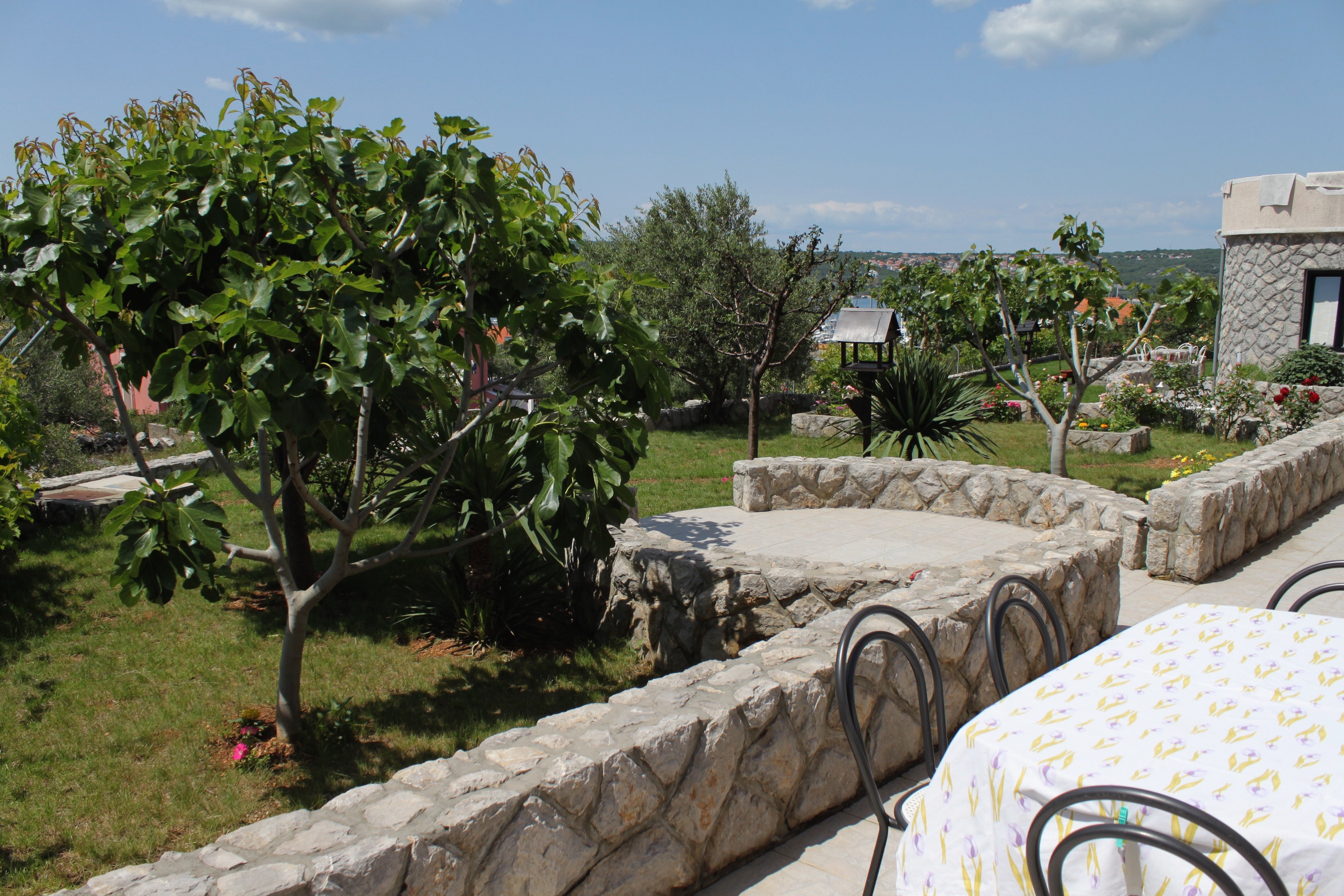 Two bedroom apartment with terrace and sea view Punat, Krk (A-5343-d)