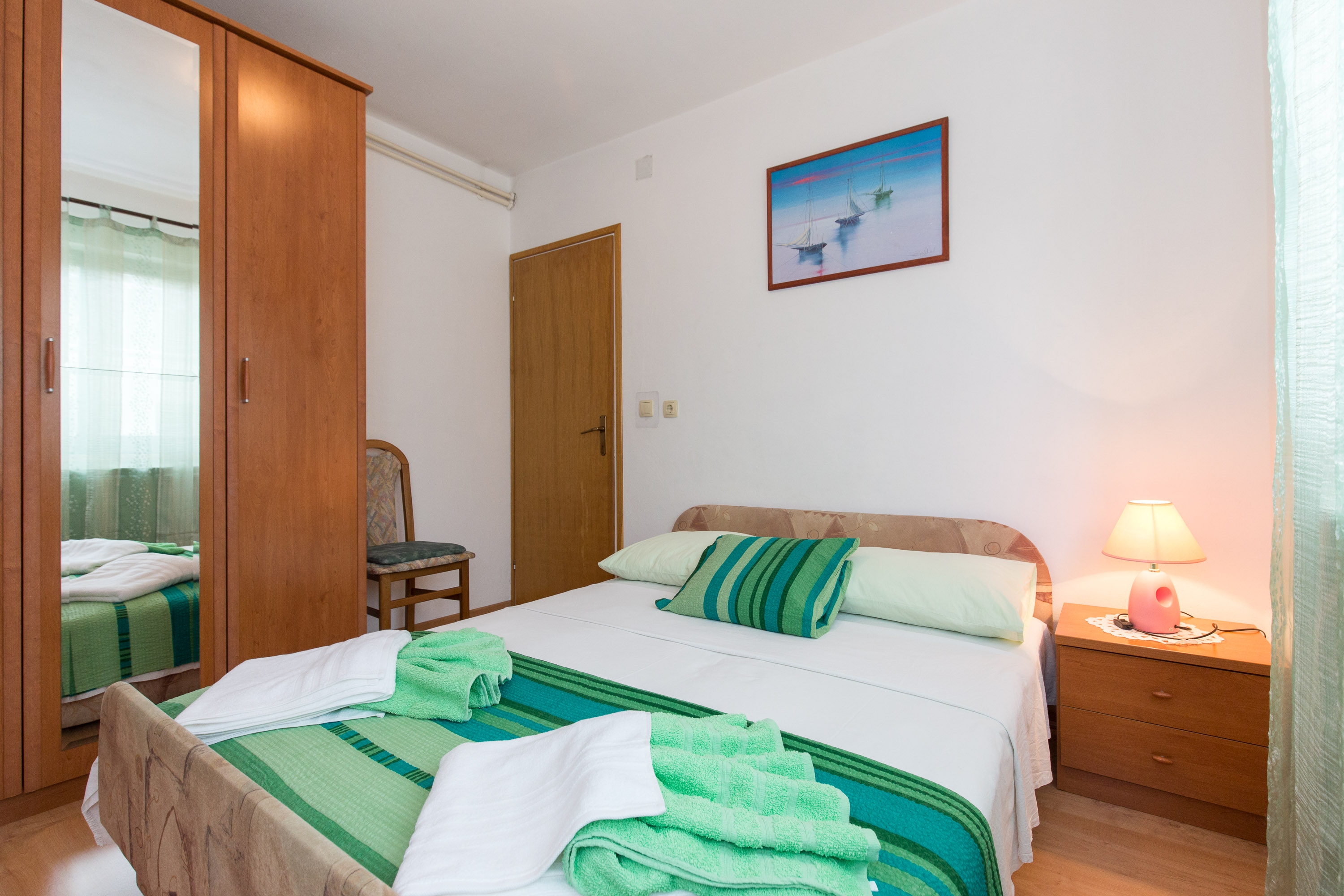 Two bedroom apartment with air-conditioning Punat, Krk (A-5345-a)