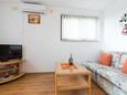 Obývací pokoj Punat, Obývací pokoj v ubytování typu apartment, s klimatizací, domácí mazlíčci povoleni a WiFi.