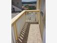 Balcony Punat, Balcony in the apartment, with a sea view and WiFi.