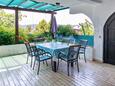 Terrace Punat, Terrace in the apartment, with a sea view, (pet friendly) and WiFi.