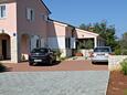 Parking lot Klimno, Krk, Parking lot 5361 - Apartments near sea with pebble beach.