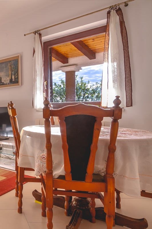Two bedroom apartment with terrace and sea view Njivice, Krk (A-5362-b)