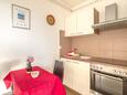 Jídelna Njivice, Jídelna v ubytování typu apartment, domácí mazlíčci povoleni a WiFi.