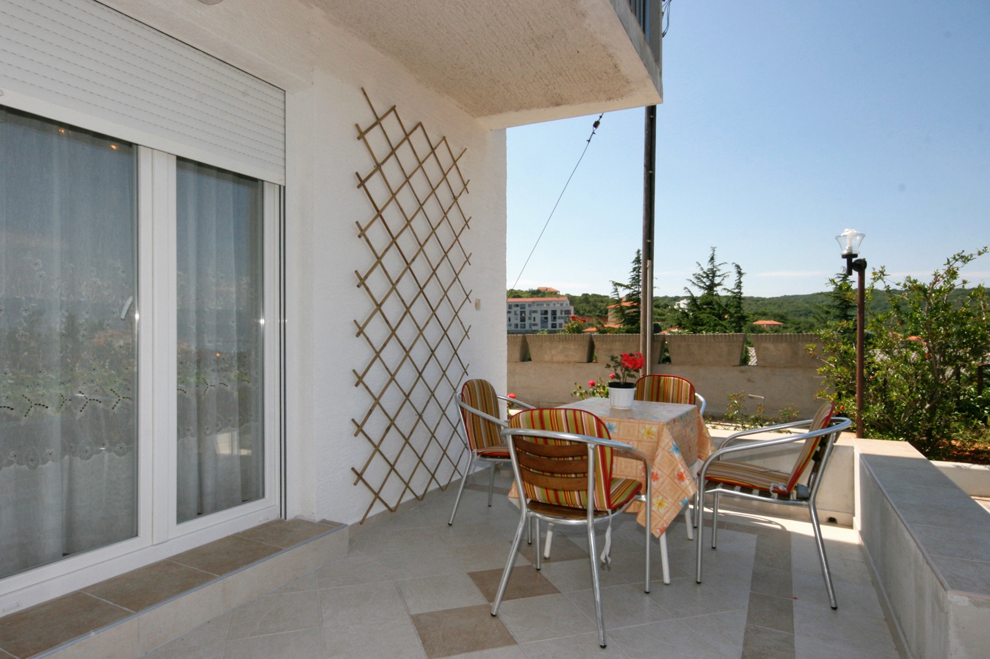 Two bedroom apartment with terrace and sea view Vrbnik, Krk  A-a