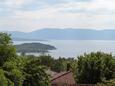 Njivice, Terrasse - vue dans l’hébergement en type apartment, WiFi.