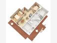 Njivice, План в размещении типа apartment, WiFi.