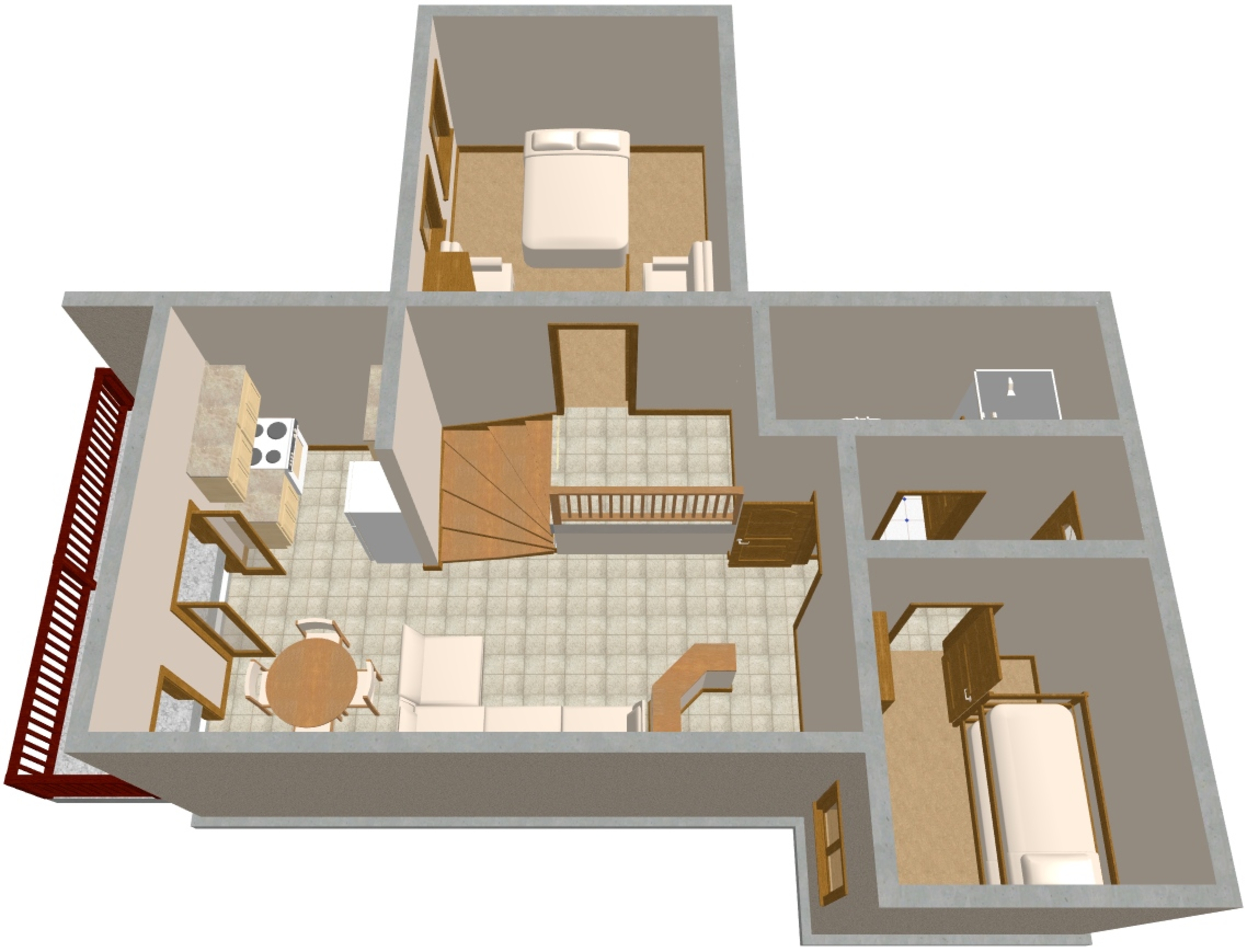 Two bedroom apartment with balcony and sea view Vrboska, Hvar  A-a