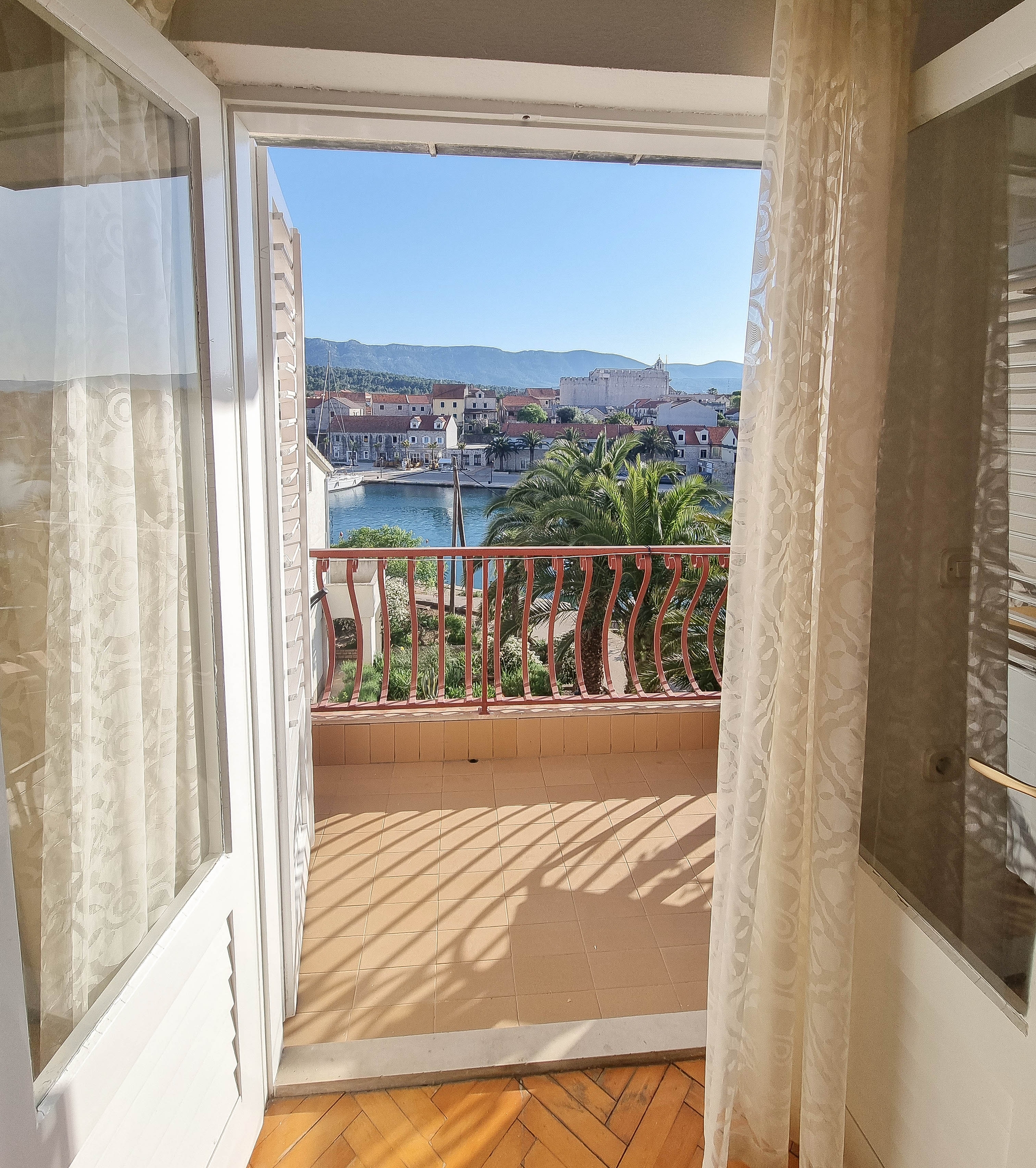 Studio flat with balcony and sea view Vrboska, Hvar  AS-a