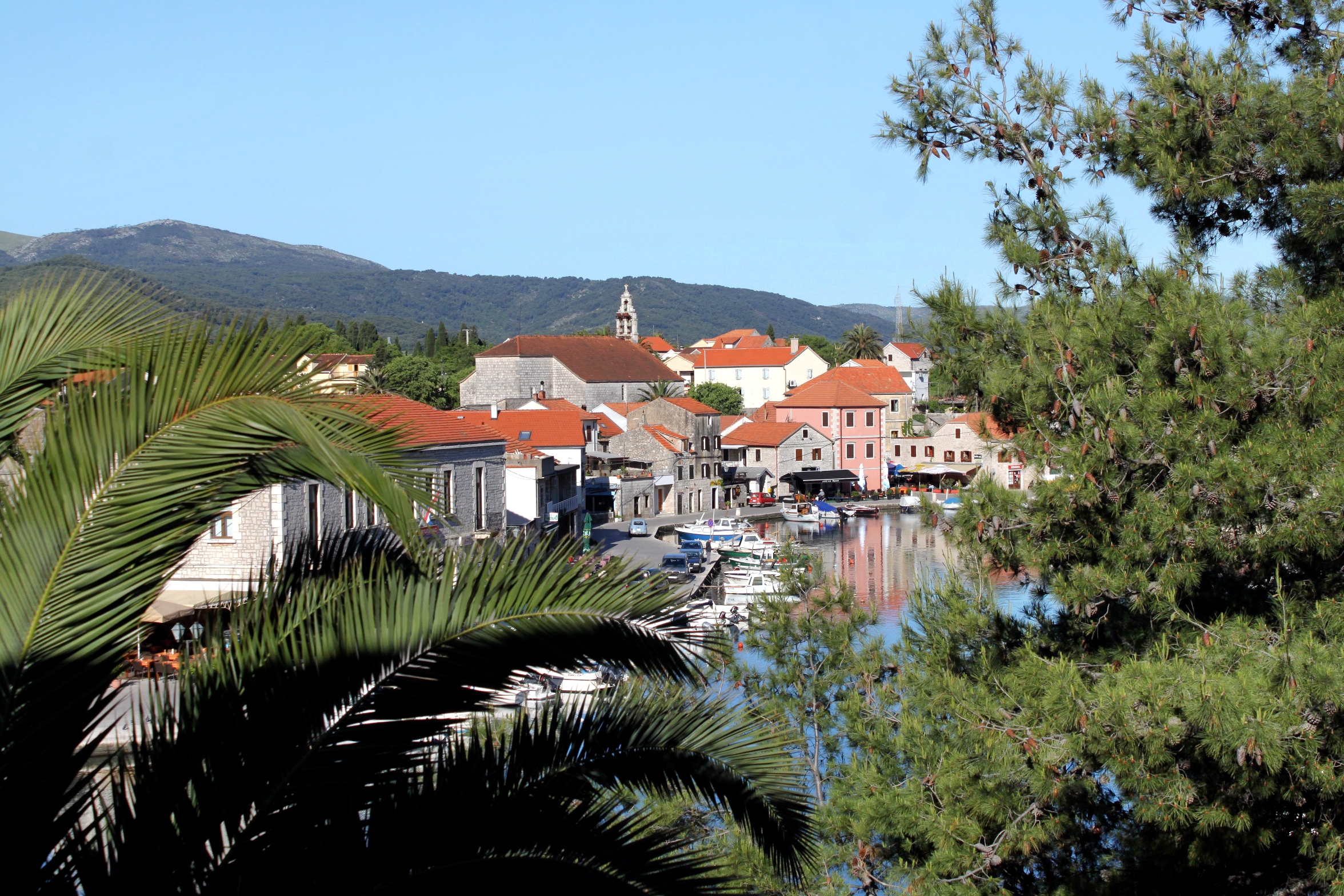 Studio flat with balcony and sea view Vrboska, Hvar  AS-a
