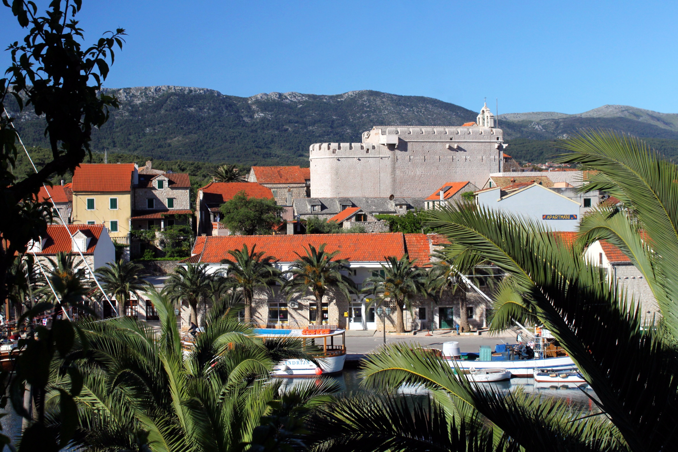 Studio flat with balcony and sea view Vrboska, Hvar  AS-a