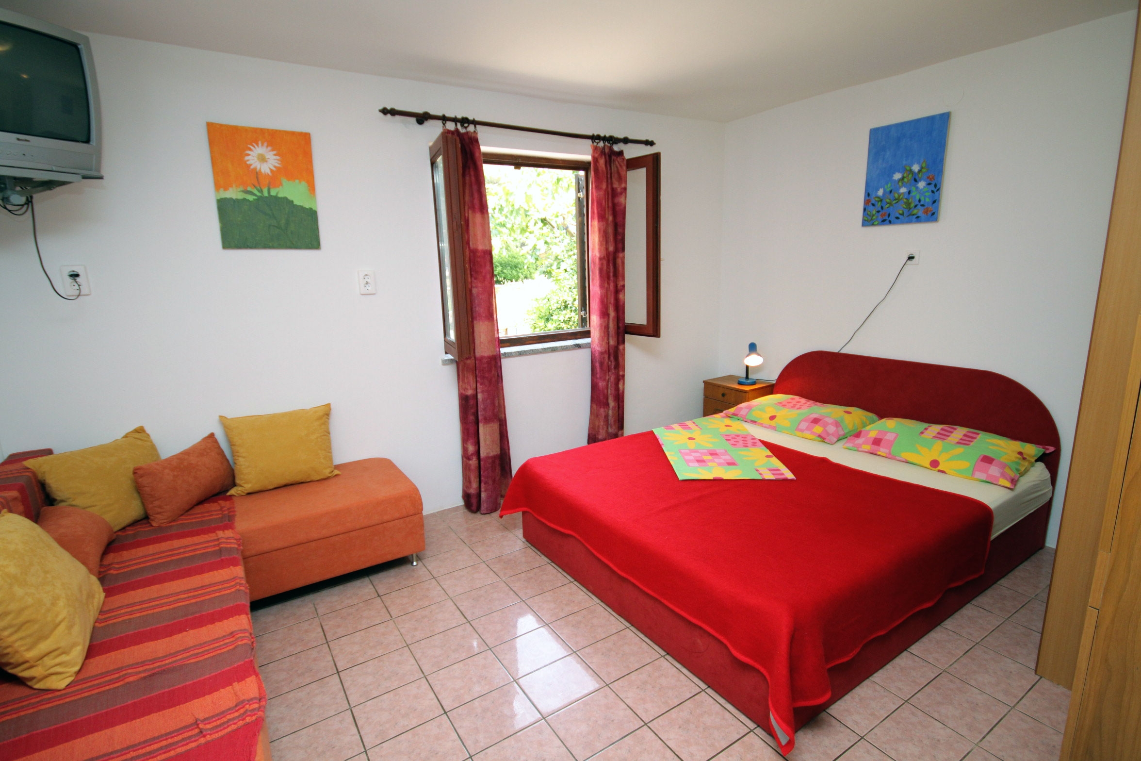 Studio flat near beach Krk  AS-a
