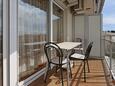 Balcony Punat, Balcony in the apartment, with a sea view, (pet friendly) and WiFi.